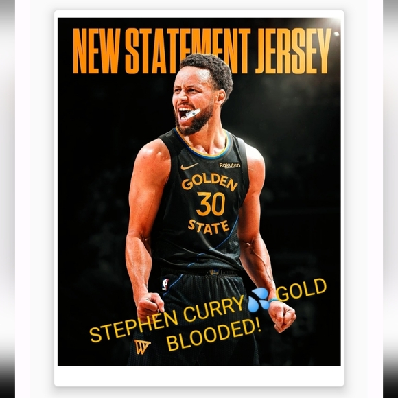 NEW! STEPHEN CURRY GOLD BLOODED! SELF CREATED 8.5x11 ULTRA PREMIUM GLOSSY POSTER - Picture 4 of 4